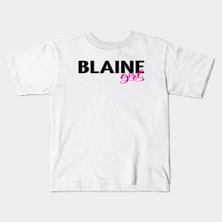 Blaine Girl Kids T-Shirt